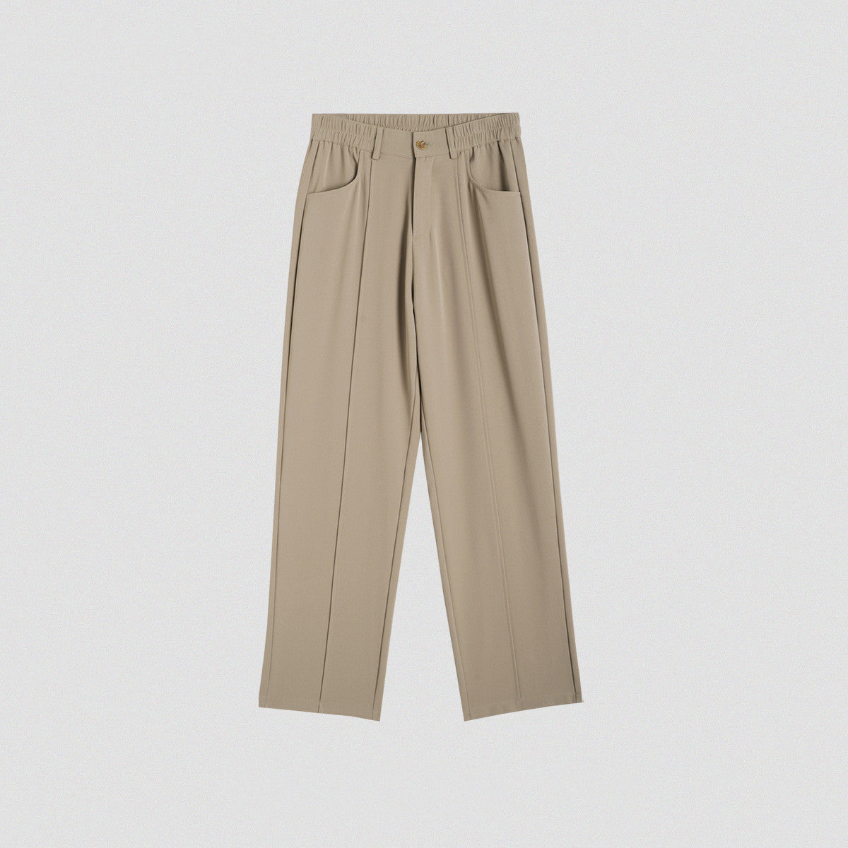 Pantaloni casual tinta unita da uomo Valstrend, stile trendy e comodo, in tessuto morbido e vestibilità rilassata.