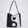 Borsa donna Valstrend semplice a spalla con grande capacità, stile moda femminile, vista frontale con dettagli chiari.