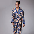 Completo pigiama da uomo con pantaloni a maniche lunghe Valstrend, morbido e comodo, ideale per il relax e il sonno.