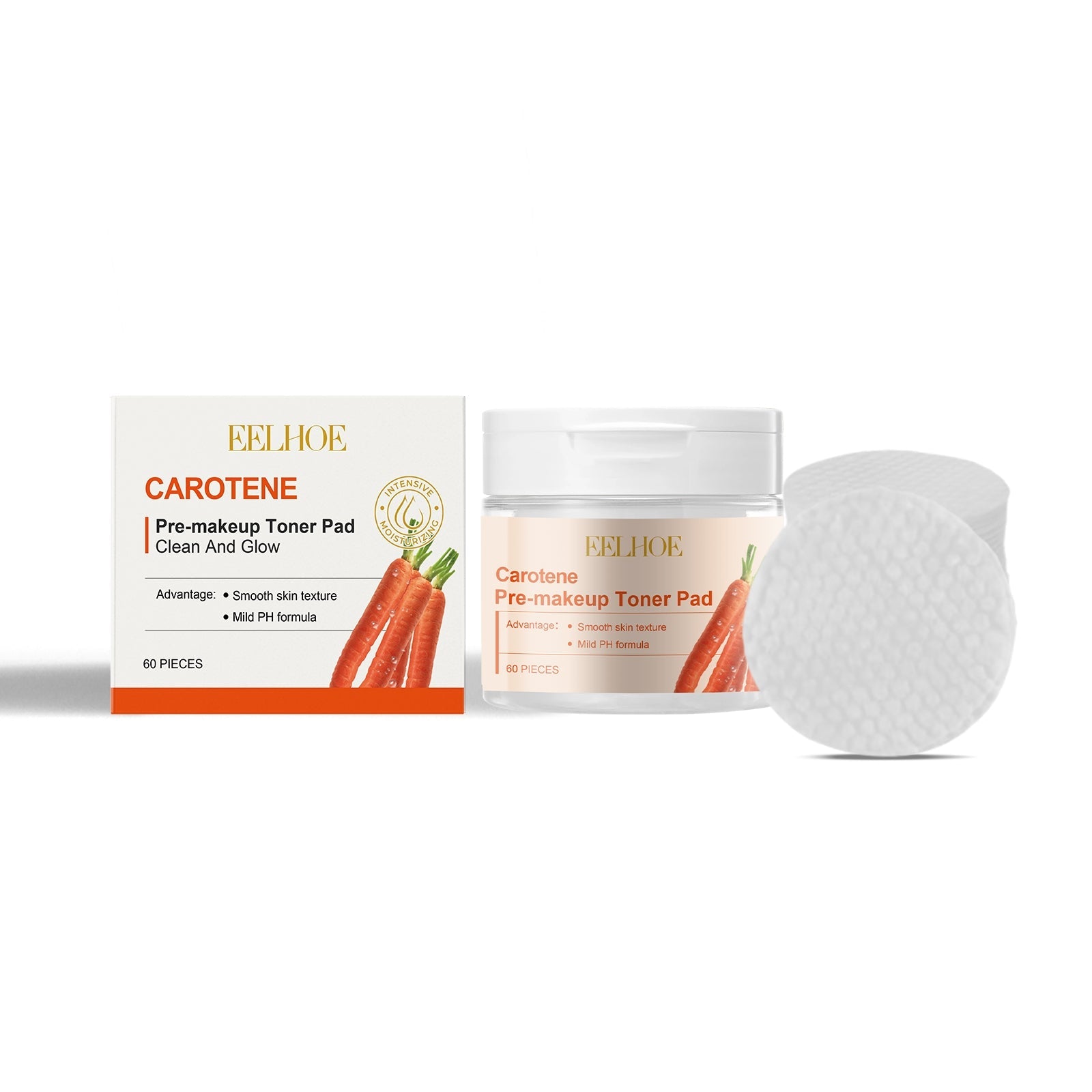 Dischetti di cotone idratanti Valstrend per il trucco, set di pads morbidi e assorbenti per la cura della pelle.