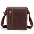 Borsa a tracolla unisex in pelle Crazy Horse retro, con spalla singola e design vintage, di Valstrend shop.