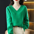 Maglione lungo a maniche lunghe in maglia morbida Valstrend, perfetto per l'autunno, stile casual e confortevole.