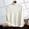 Camicia casual da uomo Valstrend in cashmere con colletto alto per autunno-inverno, stile elegante e confortevole.