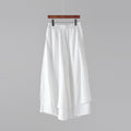 Pantaloni corti fairy artistici e comodi di colore puro, all-match, stile retrò, marca Valstrend, da donna.