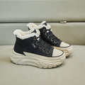 High Top With Velvet Board Shoes
