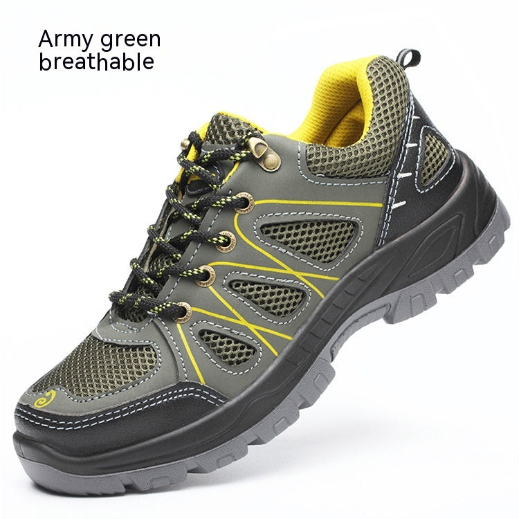 Scarpe di sicurezza Valstrend con tomaia in mesh traspirante, protezione antischiacciamento e anti foratura, scarpe da lavoro robuste
