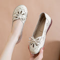Scarpe da donna in vera pelle con suola morbida e comoda, stile elegante e confortevole, marca Valstrend.