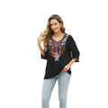 Top casual da donna Valstrend con ricami, tessuto morbido e stile elegante, ideale per look informali e alla moda.
