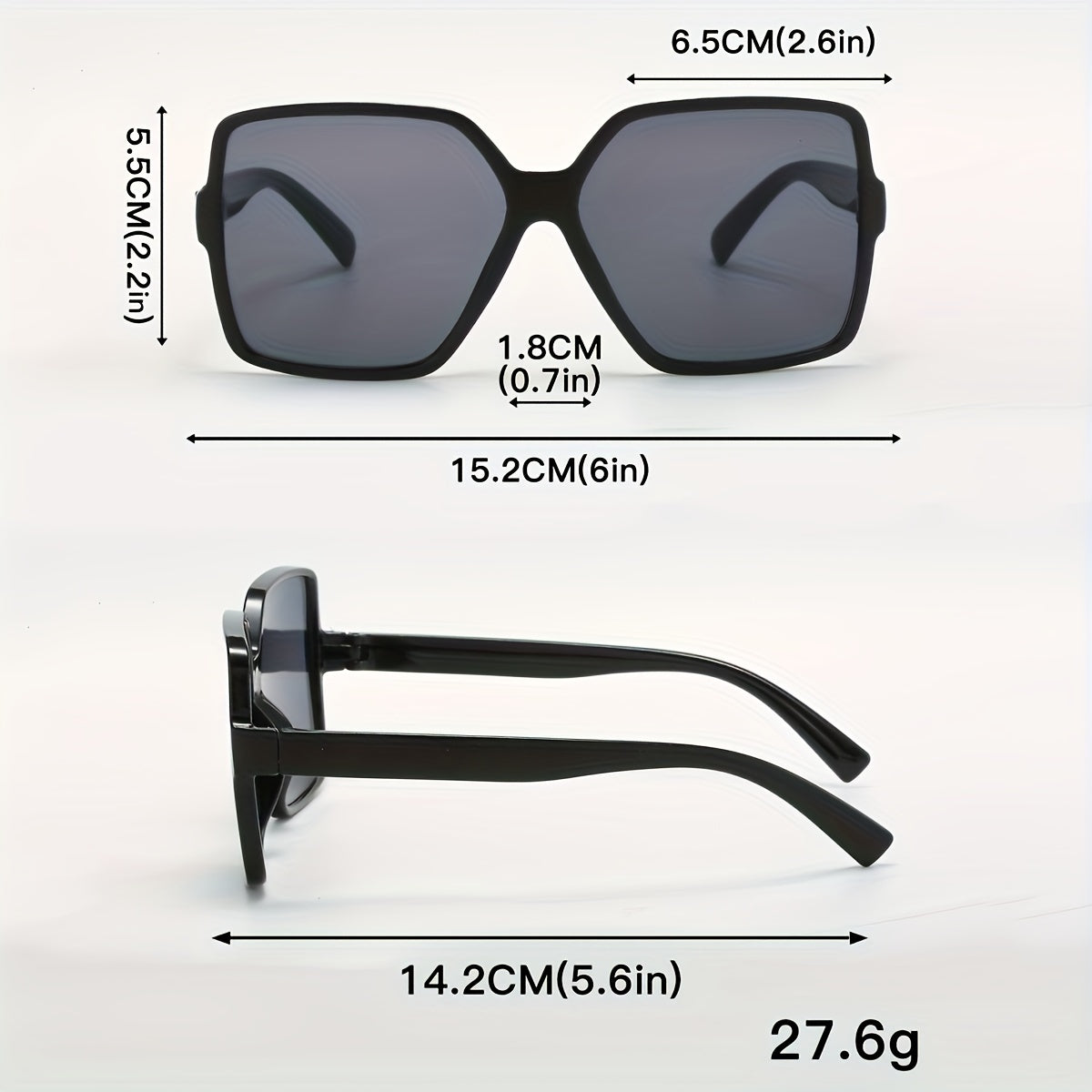 Occhiali da sole oversize Valstrend per donna e uomo, anti-riflesso, ideali per guida, spiaggia e viaggi.