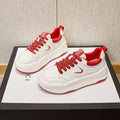 Scarpe sportive casual da donna Valstrend con piattaforma e suola alta, design comodo e stile moderno, vista dall'alto
