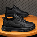 Scarpe basse in pelle Valstrend per autunno e inverno, con rivestimento felpato caldo e design comodo per il tempo freddo.