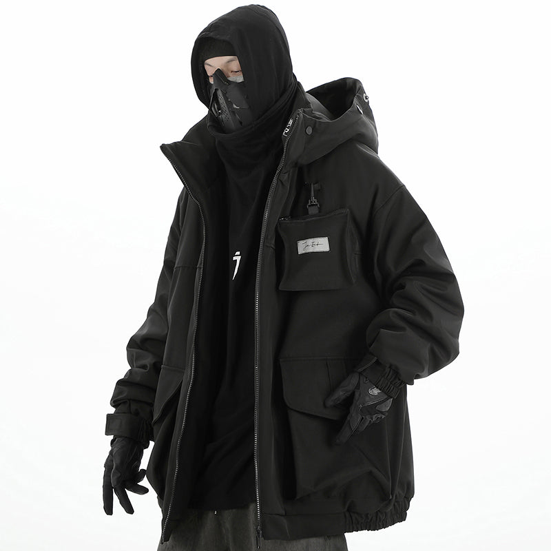 Men's Loose Trendy Workwear Thickened Cotton-padded Coat