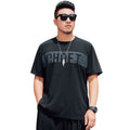 T-shirt da uomo Valstrend in seta a maniche corte, stile loose e trendy, colore neutro, abbigliamento casual elegante.