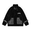 Thickened Motorcycle Lamb Wool Coat For Men