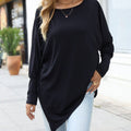 Maglietta casual oversize per taglie forti di Valstrend Shop, vestibilità comoda e stile rilassato, in tessuto morbido e leggero.