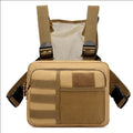 Borsa tattica da uomo Valstrend shop, borsa casual outdoor con tasche multiple e cinturino regolabile, in tessuto resistente