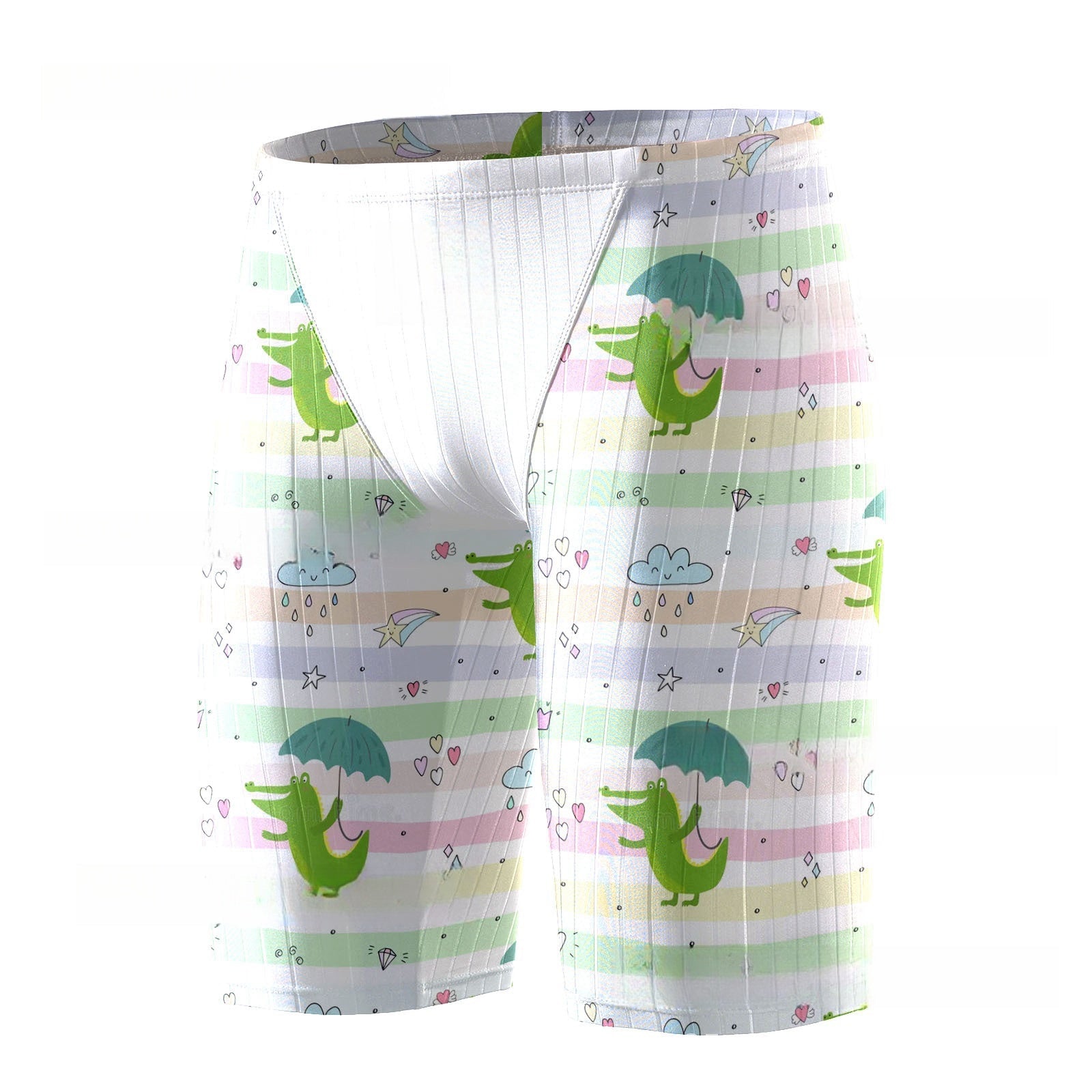 Pantaloncini da uomo Valstrend in tessuto traspirante e quick-dry, con stampa 3D per nuoto estivo e comfort.