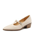 New French Retro Pointed Pumps Women