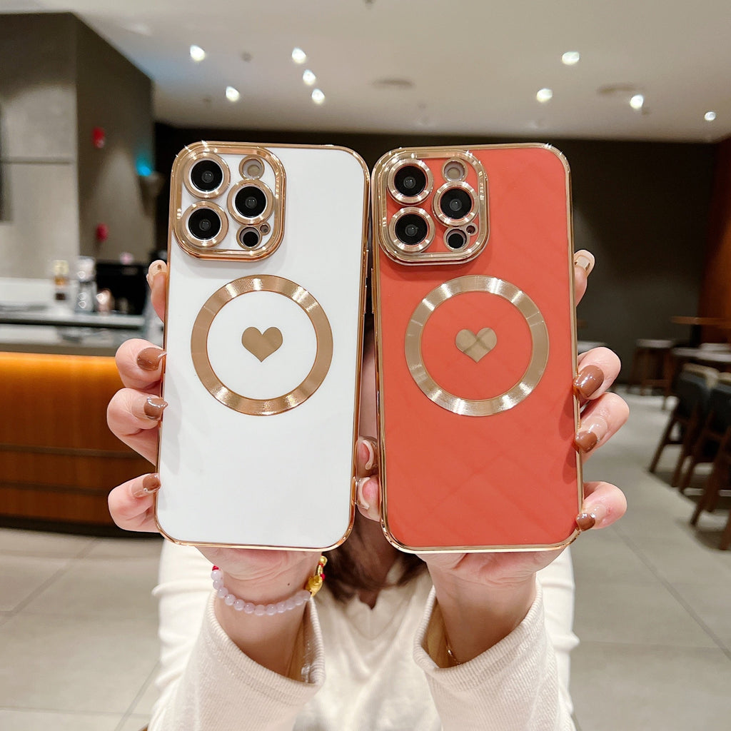 Custodia magnetica Valstrend YUSHISTONE per iPhone 15 Pro Max, 14 Pro Max, con protezione per fotocamera e retro morbido
