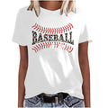 Mother's Day Baseball Women's Various Styles Loose-fitting Pullover Round-neck Short-sleeved T-shirt