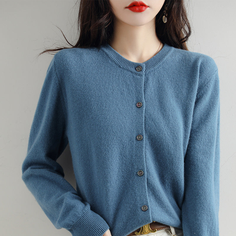 Cardigan donna Valstrend, cappotto maglia corta e knitwear, con maniche lunghe e dettaglio tessuto morbido e caldo.