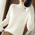Maglione aderente a maniche lunghe per donna, con colletto alto, marca Valstrend, in tessuto morbido e slim fit.