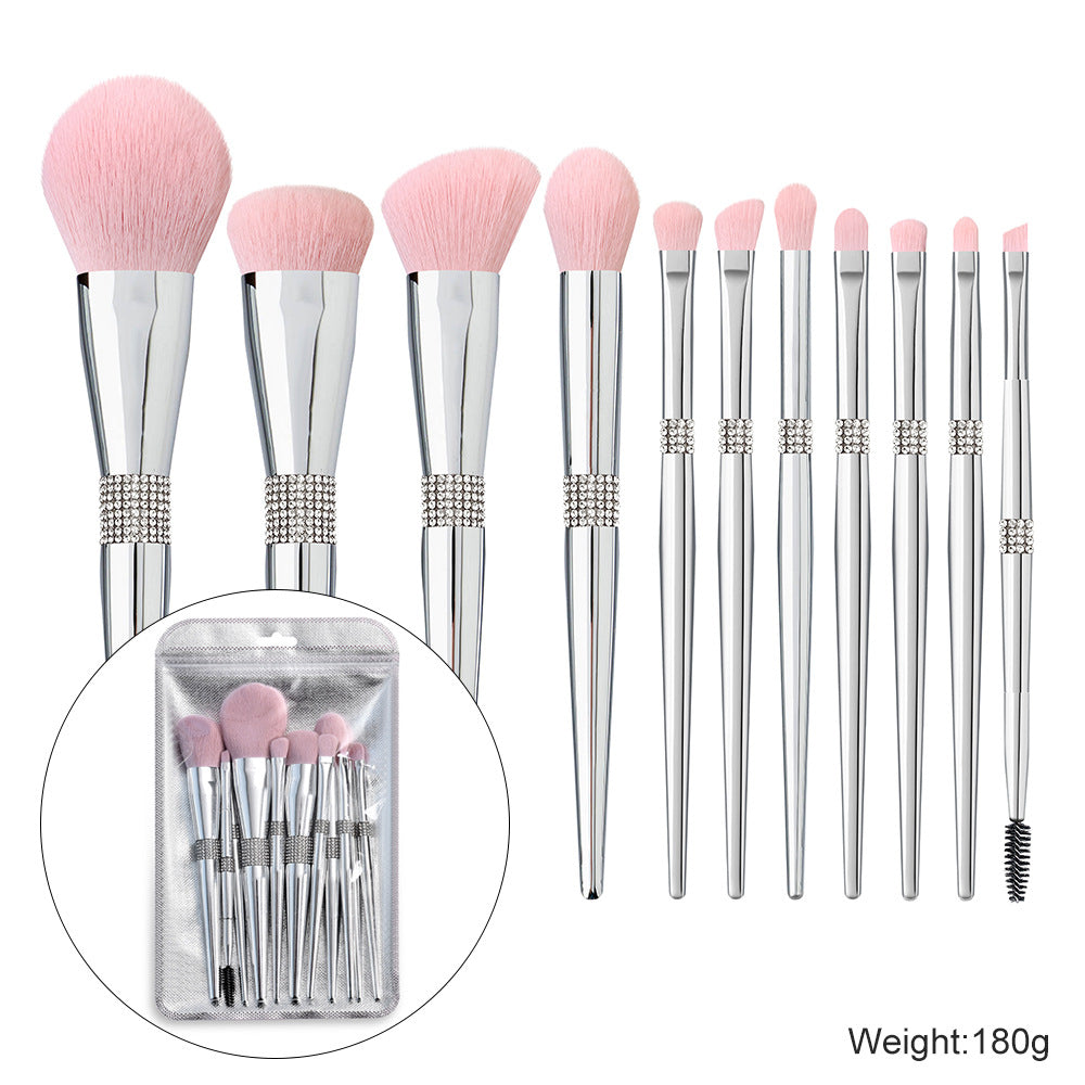 Pennello per trucco Valstrend con setole morbide per ombretto, fondotinta e makeup, ideale per un'applicazione precisa e delicata