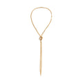 Simple Personalized Cold Style Long Tassel Necklace