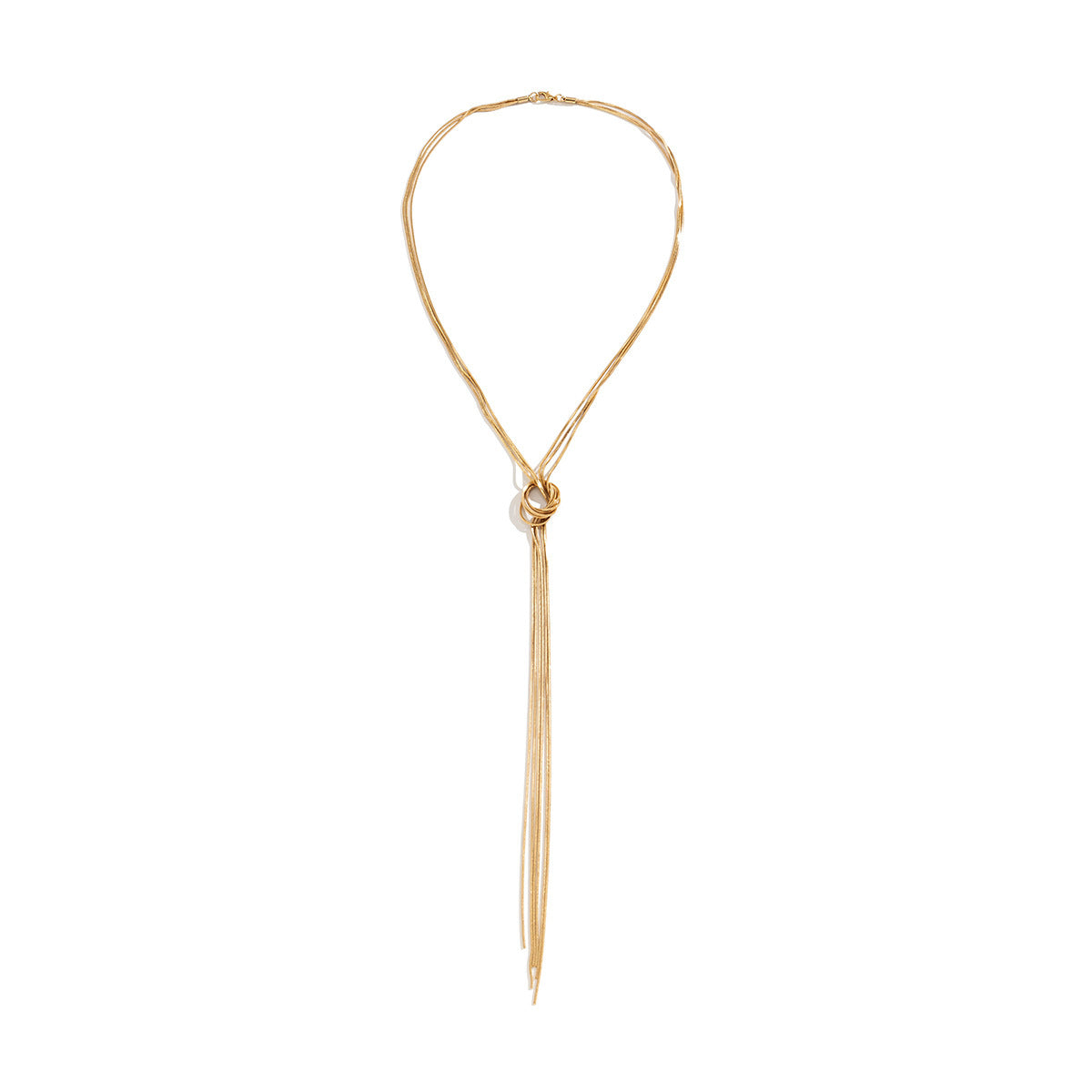 Simple Personalized Cold Style Long Tassel Necklace