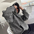 Felpa con cappuccio per coppie Valstrend, abbigliamento unisex in tessuto di alta qualità, mostra il design con cappuccio e tasche frontali