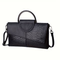 Borsa a tracolla donna in pelle PU con motivo coccodrillo, tracolla elegante e clutch di lusso Valstrend.