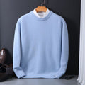 Maglione uomo a collo rotondo, oversize e morbido, in maglia lavorata, stile casual e rilassato, marca Valstrend.