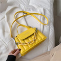 Borsa a tracolla donna Valstrend con catena, stile alla moda, in pelle sintetica, con dettagli eleganti e spazio per gli oggetti essenziali
