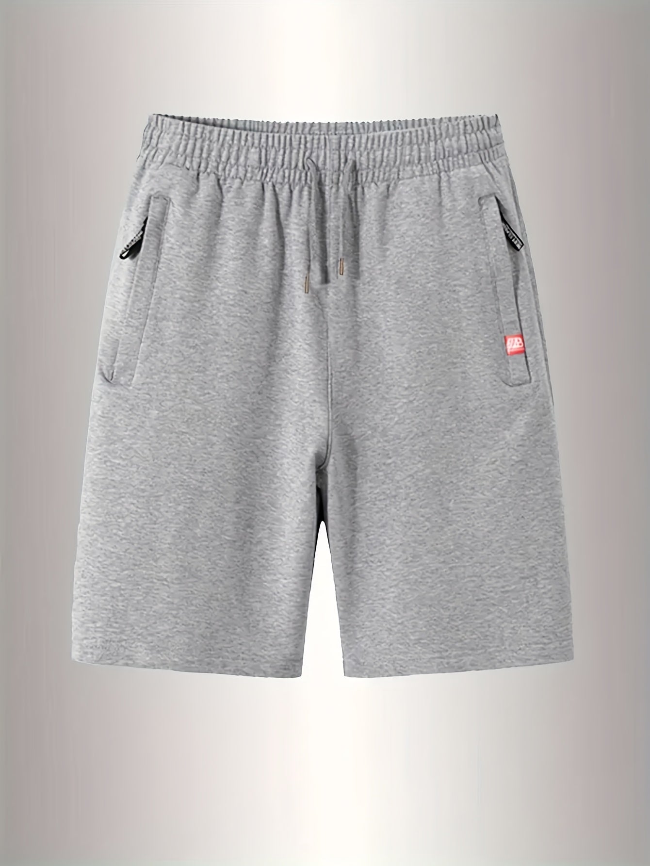 Pantaloni corti casual da uomo Valstrend con cintura elastica, coulisse, tasche laterali e tessuto non elastico, ideali per uso quotidiano e outdoor.