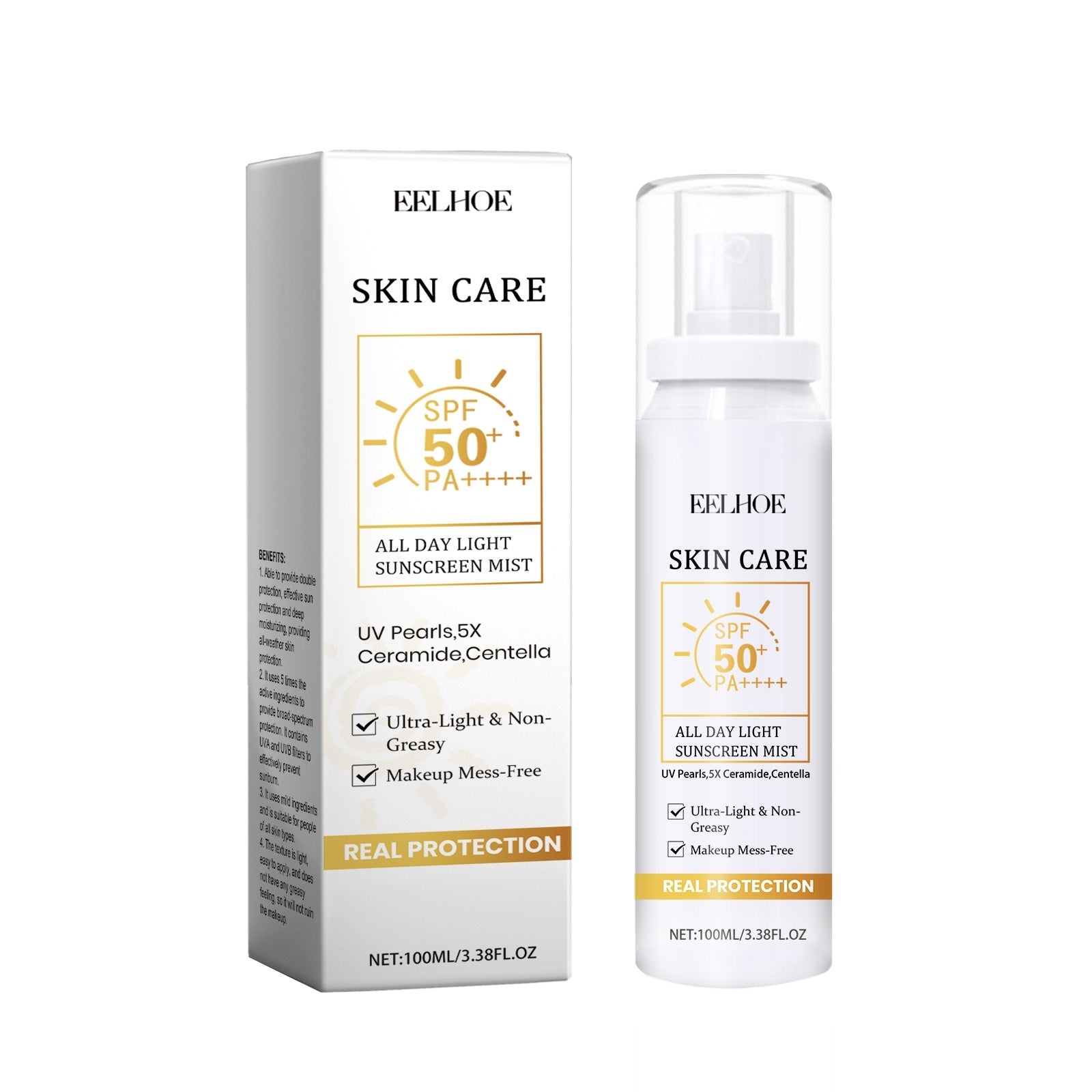 Moisturizing And Sunscreen Spray