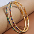 Orecchini a cerchio esagerati con rhinestones colorati, stile bohemien e hip hop, decorazione per orecchie femminili, stile Valstrend