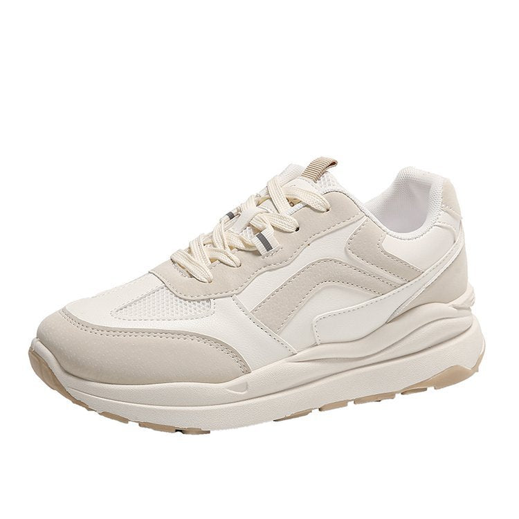 Scarpe sportive casual da donna Valstrend, scarpe elevate con tomaia in tessuto e suola antiscivolo, comode e alla moda