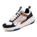 Scarpe da uomo Valstrend Shop con punta rotonda e calzata bassa in tessuto Flying Knit, stile sportivo e comodo.