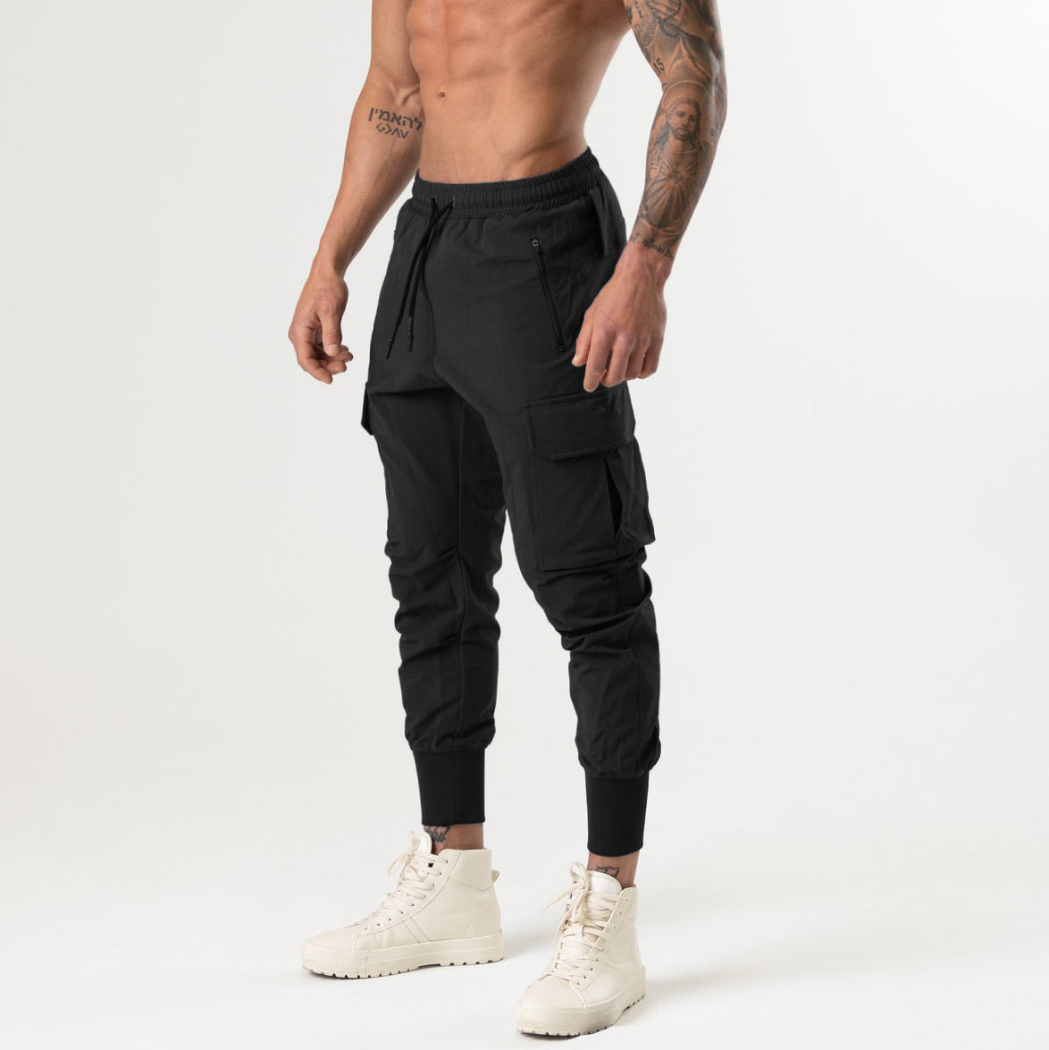 Pantaloni da basket Valstrend, comodi e traspiranti, per allenamento muscolare, tessuto rapido asciugatura, stile sportivo.