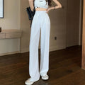 High Waist Covering Belly Thin Loose Drooping Casual Mopping Wide-leg Trousers