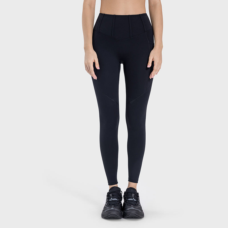 Leggings sportivi da donna Valstrend, tessuto elastico, aderenti e comodi, ideali per allenamenti e attività fitness.