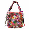 Borsa a tracolla da donna Valstrend con cuciture fashion, motivo a quadri diamanti e dettagli eleganti in stile messenger.