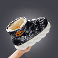 Ciabatte alte in cotone idrorepellent e imbottite, stile scarpe da ginnastica con suola antiscivolo, marca Valstrend.