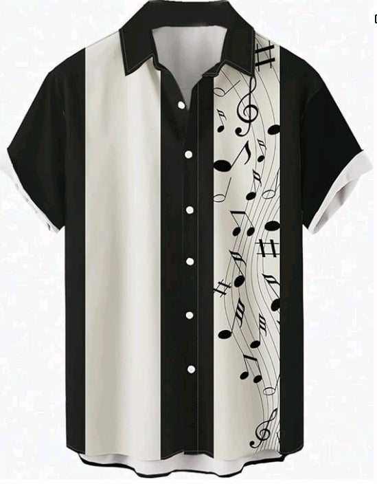 Camicia casual a maniche corte da uomo Valstrend, top largo e comodo, in tessuto leggero e colore neutro.