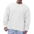 Round Neck Sweater Fleece Light Board Solid Color Pullover