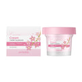 Crema viso idratante alla fioritura di ciliegio Valstrend, contenitore con crema bianca e etichetta floreale.