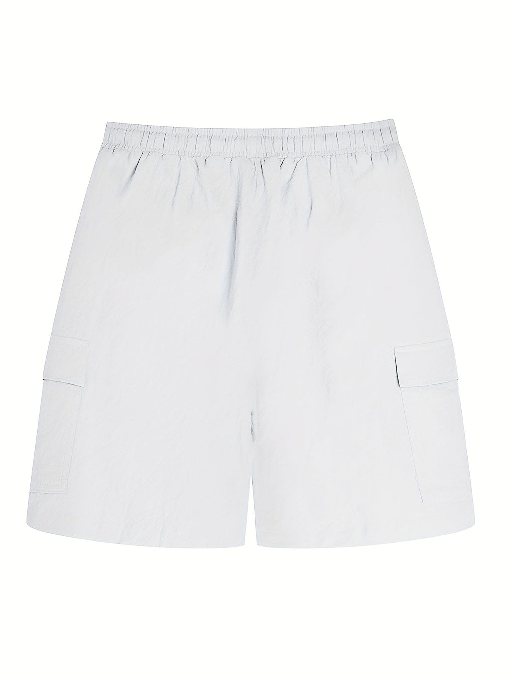 Shorts cargo casual da uomo Valstrend in tessuto leggero con molte tasche, vita elastica e vestibilità larga, adatti per attività all'aperto.