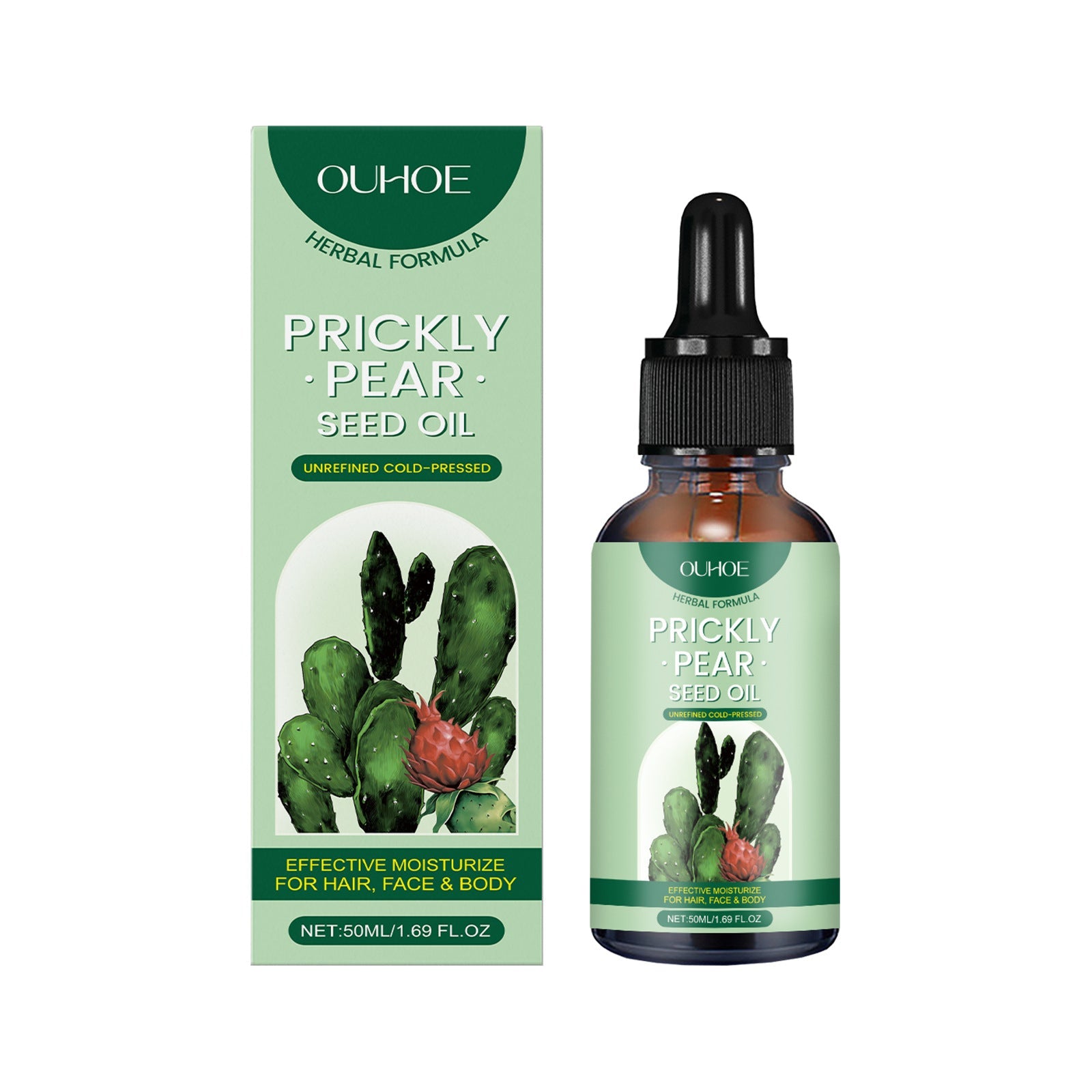 Cactus Daily Hair Gentle Moisturizing Whole Body Skin Plant Body Care Massage Essential Oil