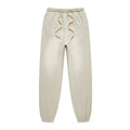 Pantaloni sweatwashed Horsetail Gradient con lacci alla caviglia di Valstrend Shop, stile casual e moderno.