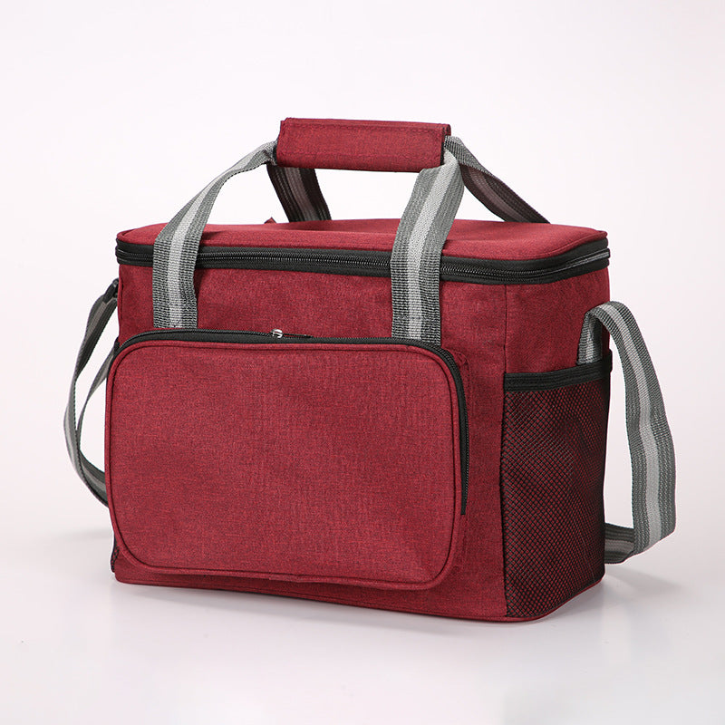 Borsa frigo portatile in tessuto Oxford rinforzato, valigetta termica outdoor Valstrend per alimenti e bevande.